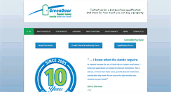 Desktop Screenshot of greendoorhomeloans.co.za